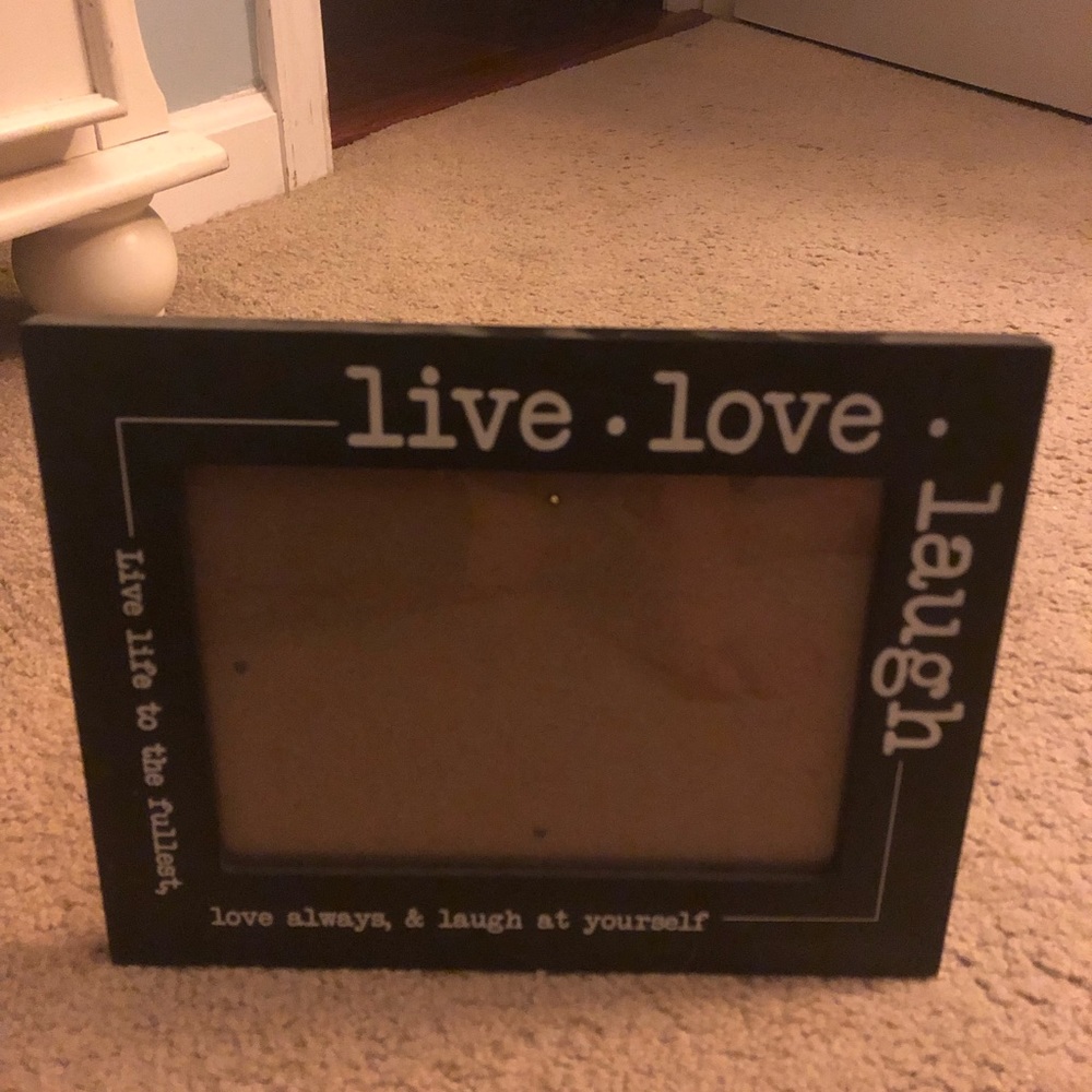 “Live. Love. Laugh” Black Frame